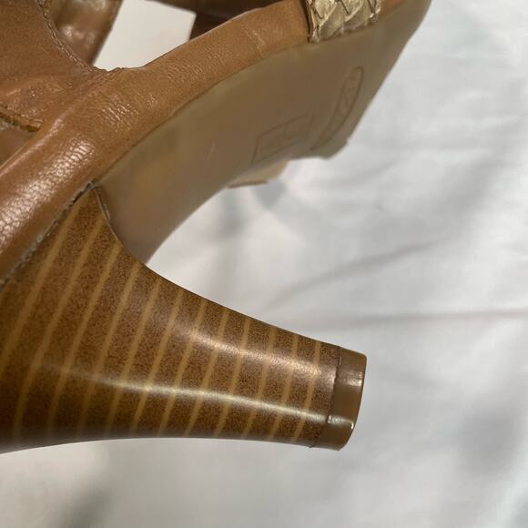 Aerosoles Womens Size 9 M Heels Powder Room Brown Sandals Womens Shoes - Picture 8 of 11